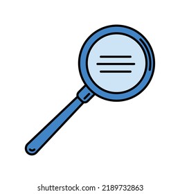 search magnifying glass tool icon