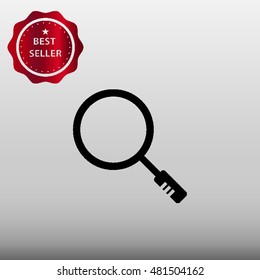 Search Magnifying Glass Vector Icon Illustration