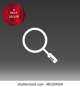 Search Magnifying Glass Vector Icon Illustration