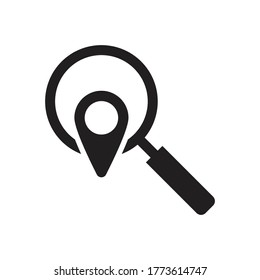  icono de mapa de búsqueda - icono de pin de navegación