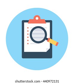 Search Memo Vector Icon