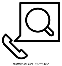 search message and call, find contact