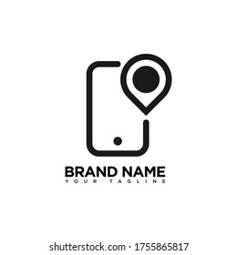 Search Mobile Phone Logo Design Template