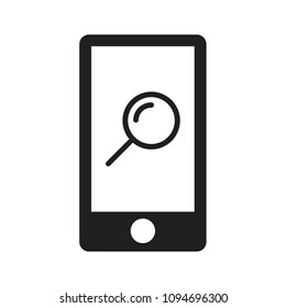 search mobile phone vector icon, find mobile phone sign
