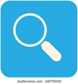 Search, modern flat icon