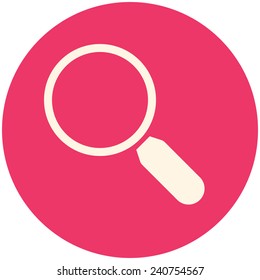 Search, modern flat icon