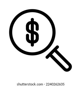 search money icon or logo isolated sign symbol vector illustration - high quality black style vector icons
