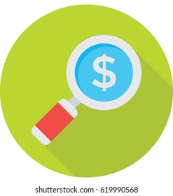 Search Money Vector Icon