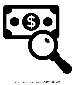 Search Money Vector Icon
