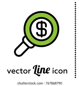 search money vector icon