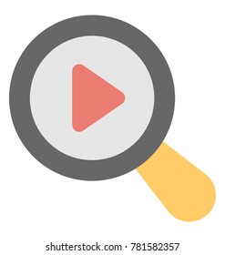 
Search Movie Vector Icon
