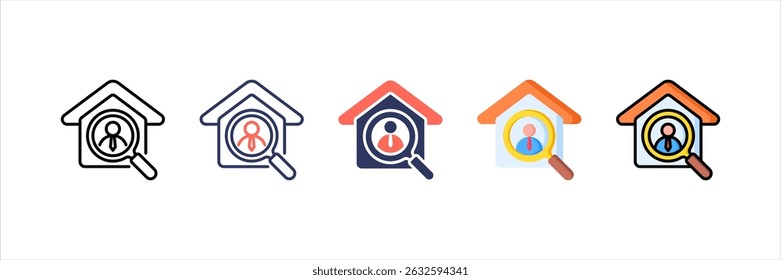 Búsqueda Multi Style Icon Set