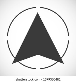 search navigator vector icon. Vector Eps 10. Flat design vector.
