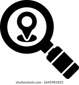Búsqueda Nuevo diseño creativo del icono del Vector
