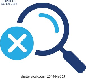 search no results vector icon