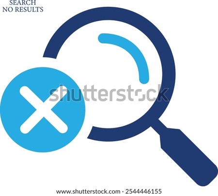search no results vector icon