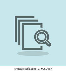 Search note pictogram