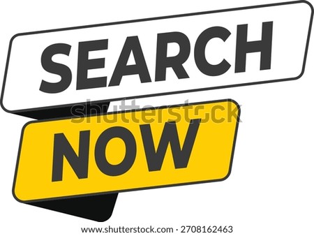 Search Now Badge Quick Lookup Vector Action Label