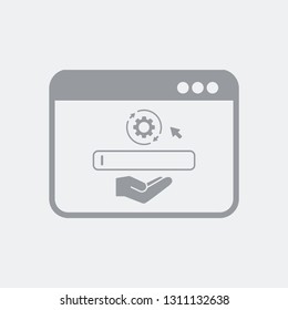Search on browser settings