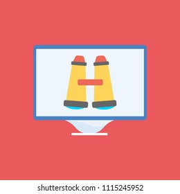 search on computer icon
