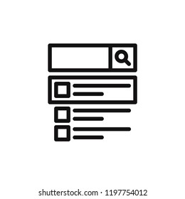 Search on web vector icon