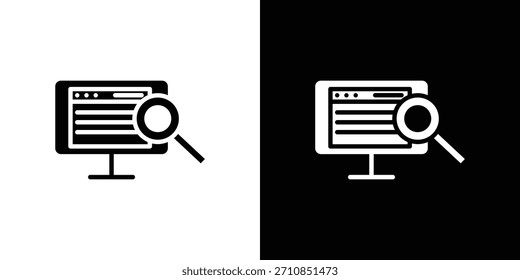 Search online icon design vector collection. flat icons.