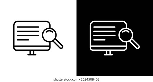 Online-Symbol suchen. Logarithmischer Vektorsatz