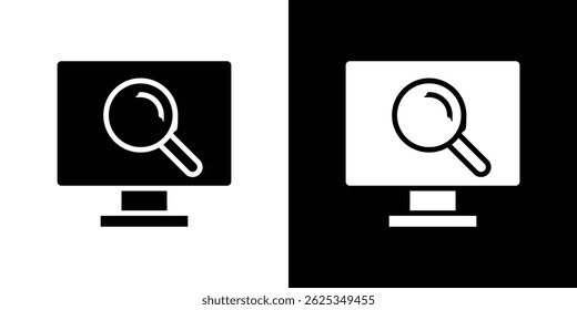 Pesquisar vetor de linha simples ícone online. Símbolo, logotipo.
