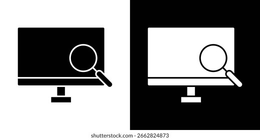 Ícone de pesquisa online Gráficos escalonáveis por vetor