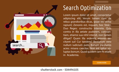 Search Optimization Conceptual Banner