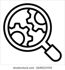 Search Optimization Icon Element For Design