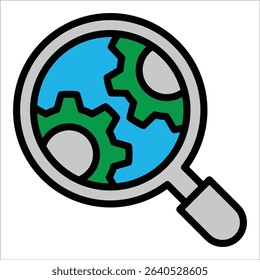 Search Optimization Icon Element For Design