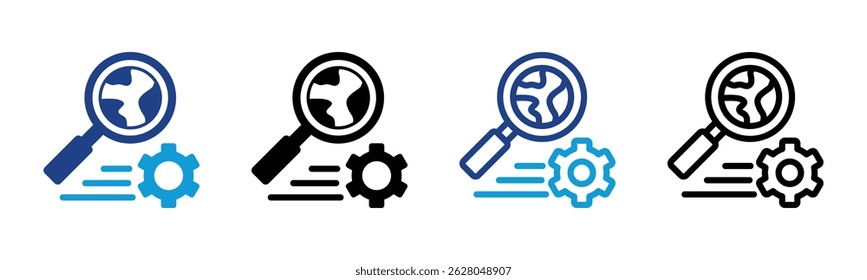 Search Options icon sheet multiple style collection