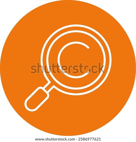 Search Outline Circle Icon Style Design