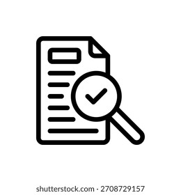 Search Outline Icon. Search Icon