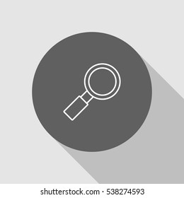 search outline icon illustration, can be used for web  and mobile design