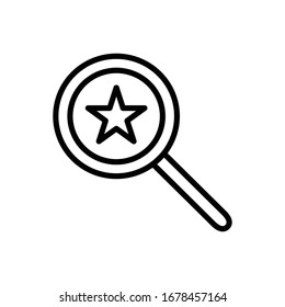 Suche mit der Vektorillustration des Rahmensymbols