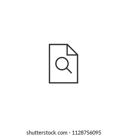 Search page vector illustration icon concept.