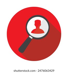 search person icon design vector illustration