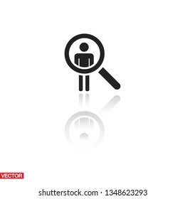 search person vector icon