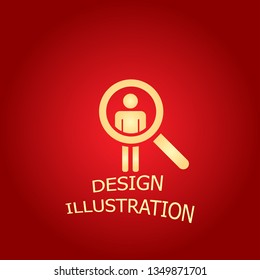 search person vector icon
