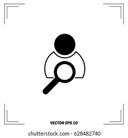 search person vector icon