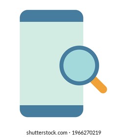 search phone find searching single isolated icon with flat style