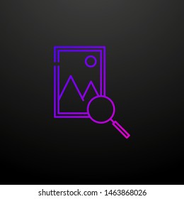 Search photos nolan icon. Elements of seo and online marketing set. Simple icon for websites, web design, mobile app, info graphics