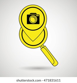 search pin app internet vector illustration graphic
