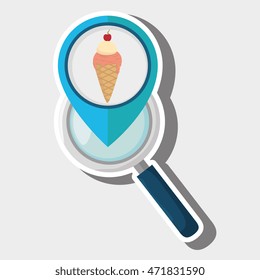 search pin travel location vector illustration design