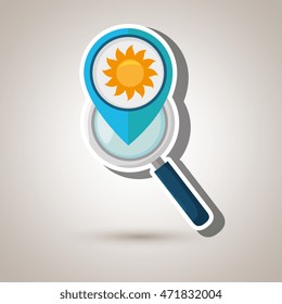 search pin travel location vector illustration design