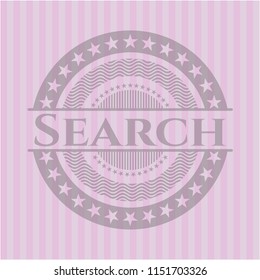 Search pink emblem