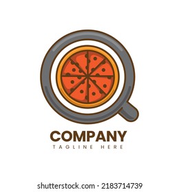 Search Pizza Shop Logo Design Template