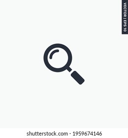 Search, premium quality flat icon. Vector logo concept for web graphics, EPS 10
